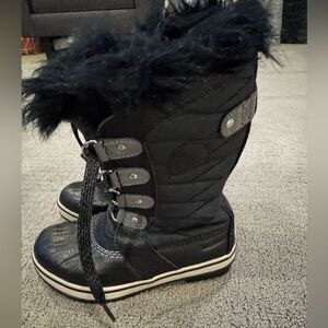 Sorel Tofino Black Kids Snow Boots - Size 1